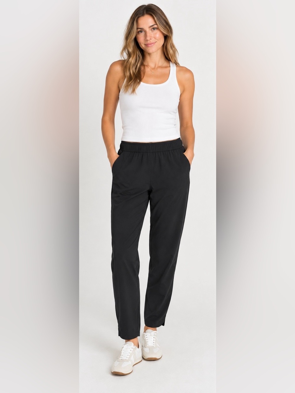Marine Layer Women’s Large Black Modal Jogger Pull On Pants Stretch